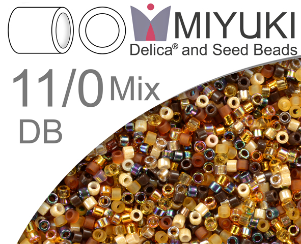 Miyuki Delica 11/0 (DB) Mix