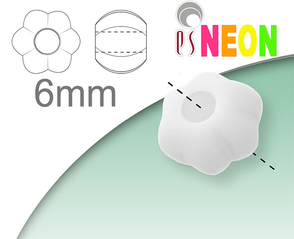 Estrela NEON Meloun 6mm