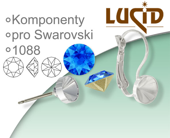 Bižuterní komponenty na Swarovski 1088 