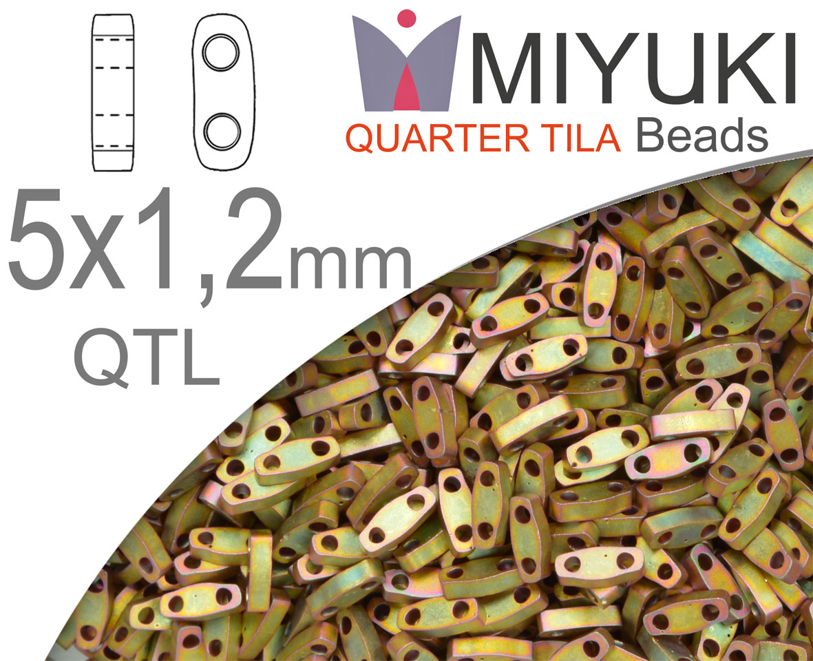 Miyuki QUARTER TILA BEADS 5x1,2mm
