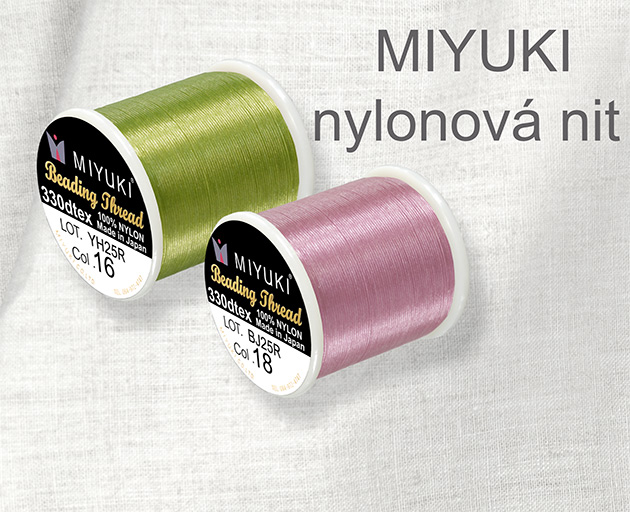 Nylonové nitě MIYUKI