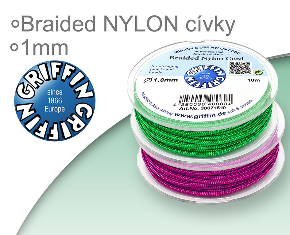 Braided NYLON GRIFFIN cívky 1mm