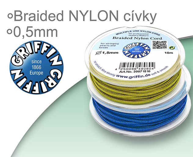 Braided NYLON GRIFFIN cívky 0,5mm