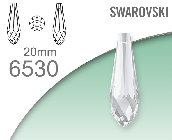 Swarovski 6530 Pure Drop pendant 20mm