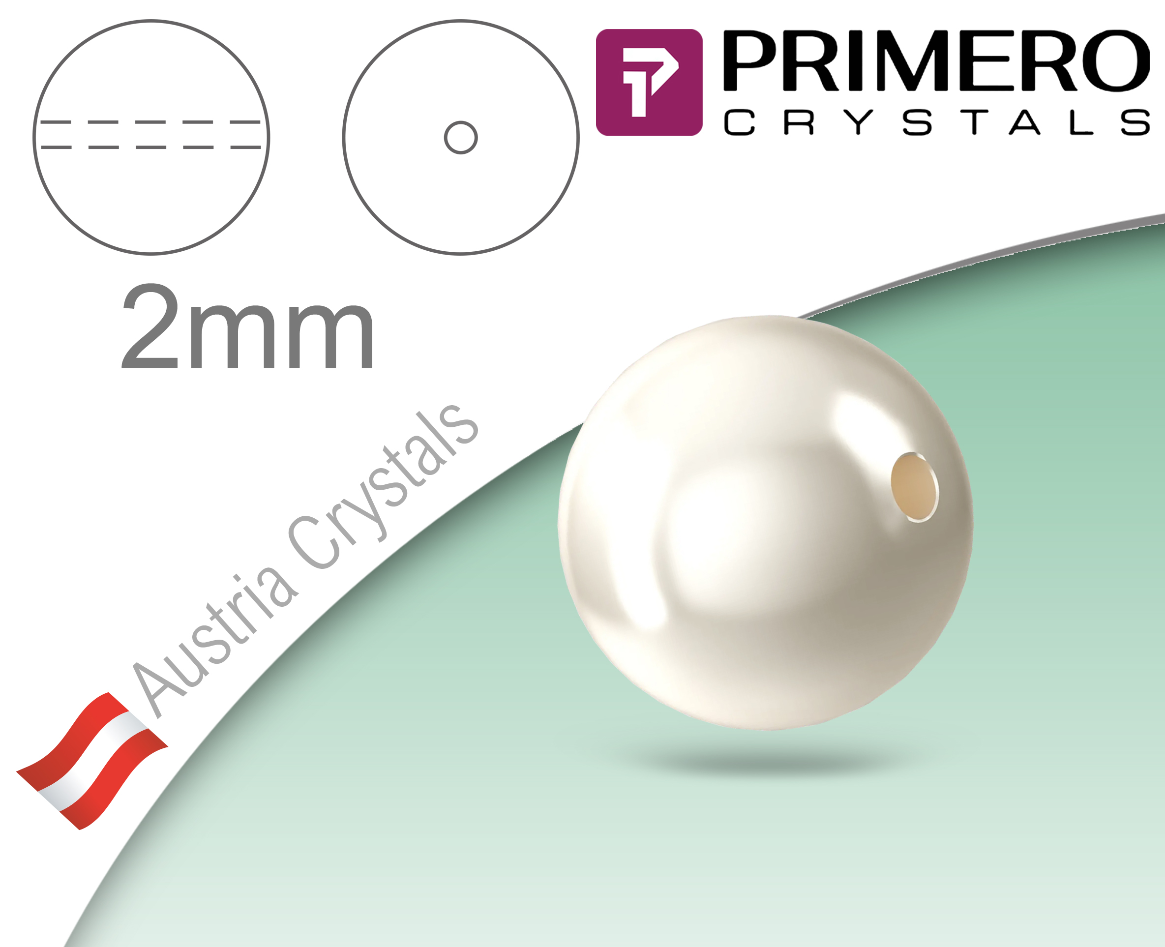 PRIMERO korálky Voskované 2mm