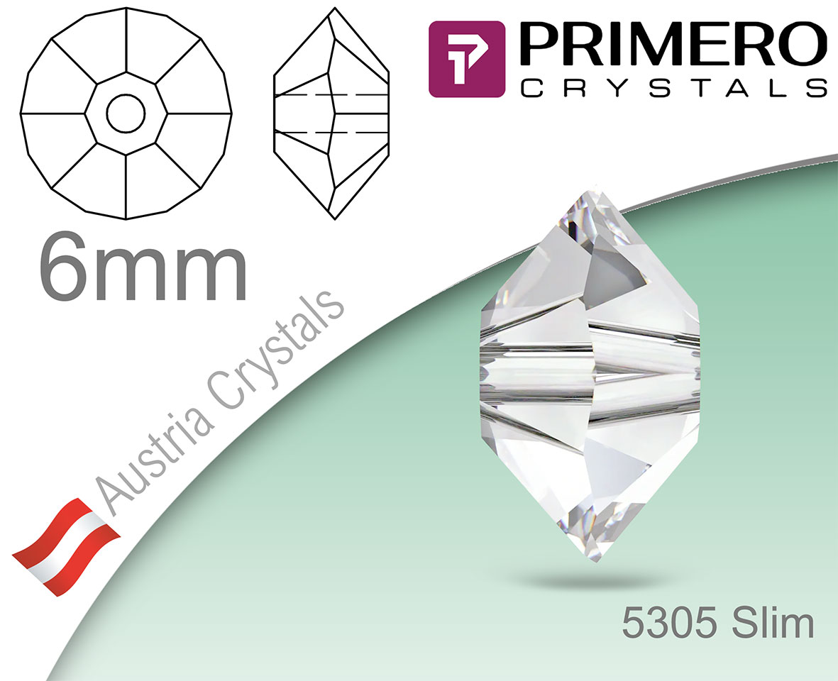 PRIMERO Crystals 5305 Slim 6mm