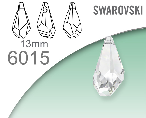 Swarovski 6015 Polygon Drop 13mm