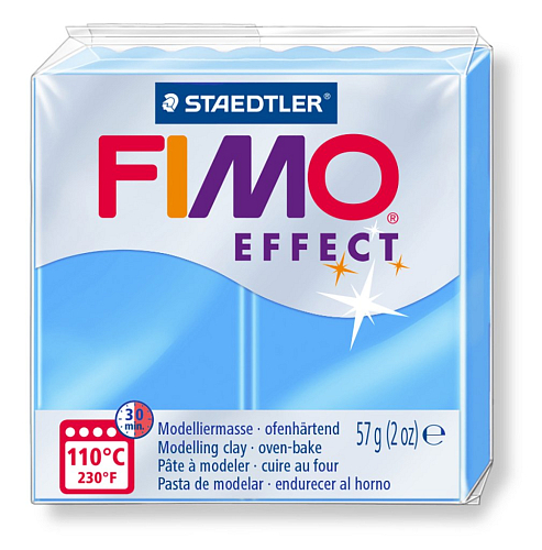 FIMO NEON efekt barva MODRÁ č.301 balení  57g