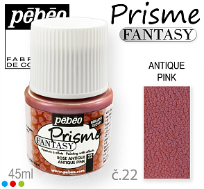 Barva na Šperky PRISME Fantasy Pébéo . barva č. 22 ANTIQUE PINK. Balení 45ml.