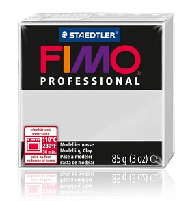 FIMO Professional balení 85g . Barva 80 ŠEDÁ.