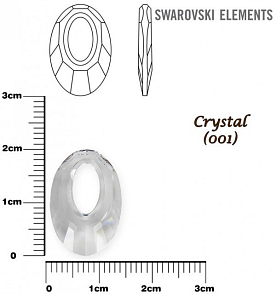 SWAROVSKI  HELIOS Pendant barva CRYSTAL velikost 20mm.