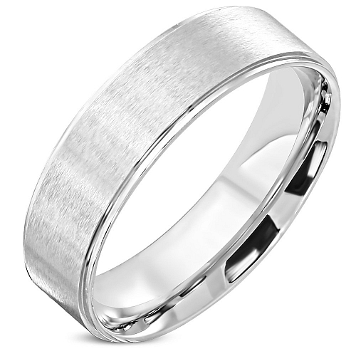 Ocelový prsten XXR 481 je hladý bez zdobení o velikosti 8
