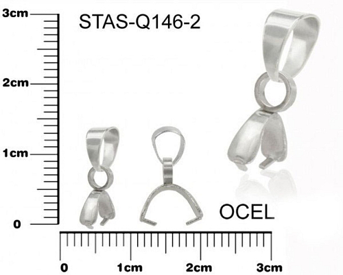 ŠLUPNA CHIRURGICKÁ OCEL ozn.-STAS-Q146-2. velikost 12,5 x 7,0mm.