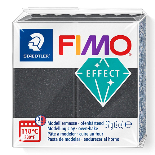 FIMO efekt barva metalická ŠEDÁ č.91 balení  57g