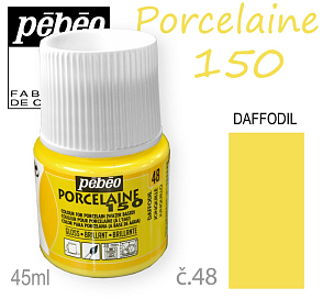 Barva na porcelán vypalovací PORCELAIN 150-barva DAFFODIL č.48 objem 45ml.