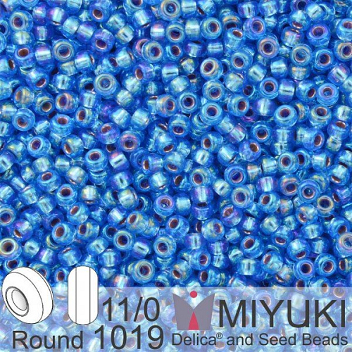 Korálky Miyuki Round 11/0. Barva 1019 S/L Sapphire AB . Balení 5g. 