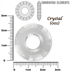 SWAROVSKI Disk Pendant 6039 barva CRYSTAL velikost 25mm.