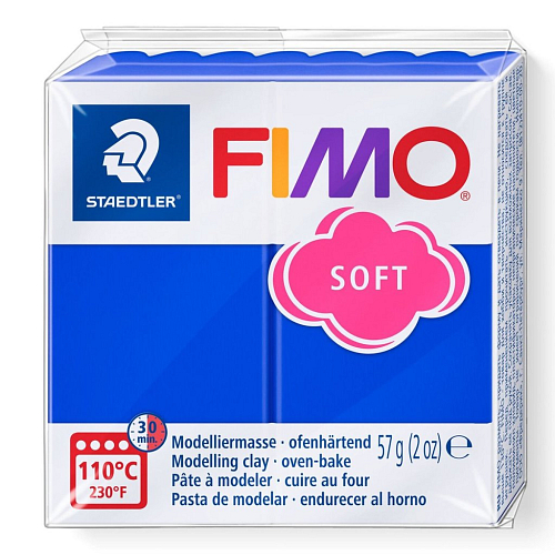 FIMO soft č.33 tmavě modrá 57g.