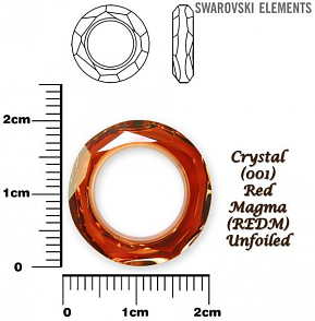 SWAROVSKI ELEMENTS Cosmic Ring barva CRYSTAL (001) RED MAGMA (REDM) velikost 20mm. 