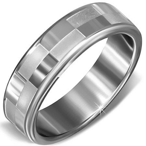 Prsten CHIRURGICKÁ OCEL ozn. PRB 148 prsten se zdobením velikost 9