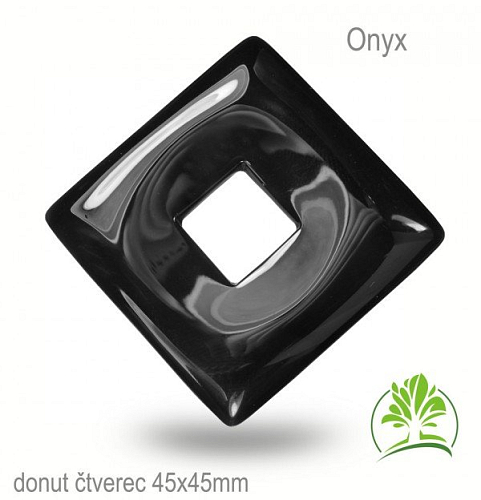 ONYX čtverec donut-o velikosti 45x45mm tl.6,5mm.