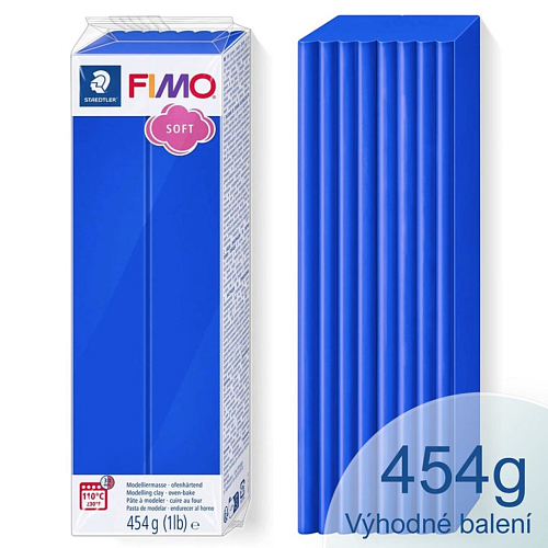 FIMO-soft-balení 454g barva 33 Tmavě Modrá.Velké balení=VÝHODNÁ CENA