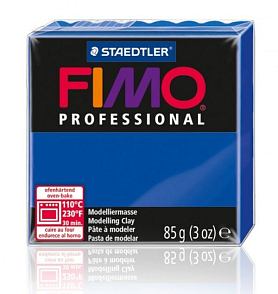 FIMO Professional balení 85g . Barva 33 MODRÁ ULTRAMARINE.