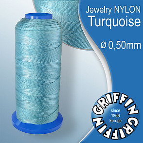 Jewelry NYLON GRIFFIN síla nitě 0,5mm Barva Turquoise