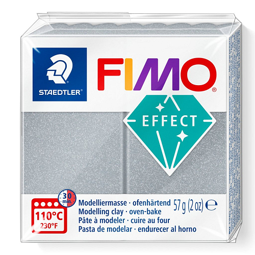 FIMO efekt č.81 metalická stříbrná 57g