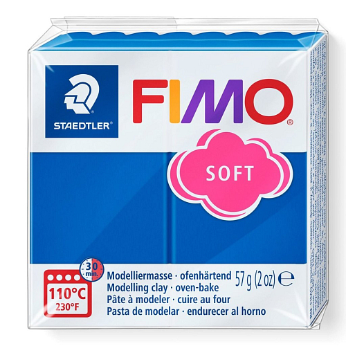 FIMO soft č.37 modrá 57g.