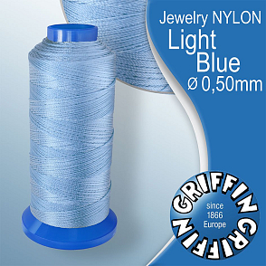 Jewelry NYLON GRIFFIN síla nitě 0,5mm Barva Light Blue