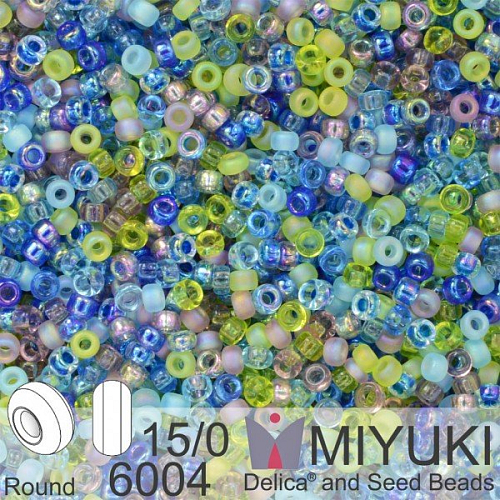 Korálky Miyuki Round 15/0. Barva Mix - Jeweltone 6004. Balení 5g.