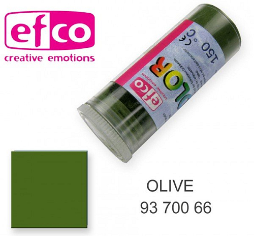 Smaltovací prášek EFCOLOR KRYCÍ. Barva OLIVE (olivová) 93 700 66. Balení 10ml.