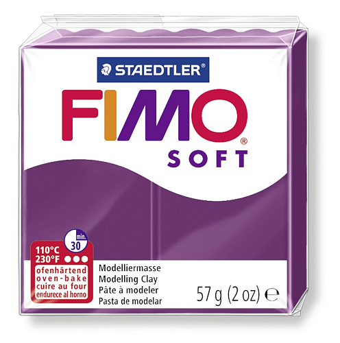 FIMO soft č. 66 TREND královská fialová 57g
