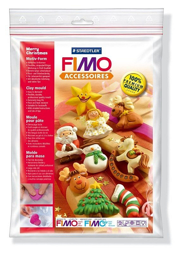 Fimo Silikonová forma „Merry christmas“ Vánoce