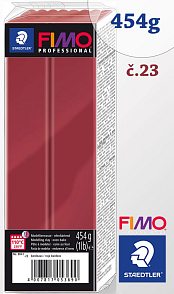 FIMO Professional balení 454g . Barva 23 Bordó  Velké balení=VÝHODNÁ CENA