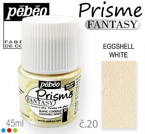 Barva na Šperky PRISME Fantasy Pébéo . barva č.20 EGGSL WHITE . Balení 45ml. 