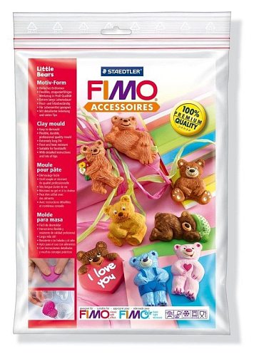 Fimo Silikonová forma „Little bears“ Malý medvědi