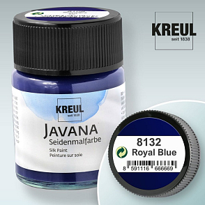 Barva na hedvábí JAVANA výrobce KREUL č.8132 Royal Blue