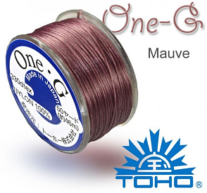 TOHO One-G nylonová nit. Barva Mauve č.16. Balení 45m.