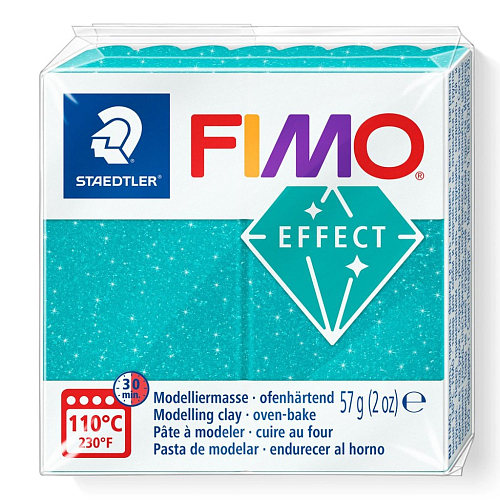 FIMO GALAXY efekt barva TYRKYSOVÁ č.392 balení  57g