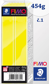 FIMO Professional balení 454g . Barva 1 Citrónová  Velké balení=VÝHODNÁ CENA
