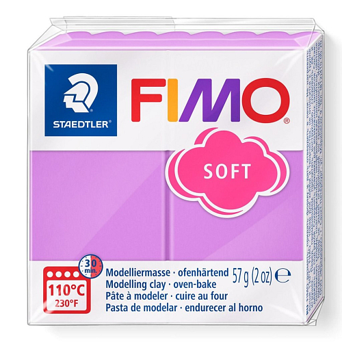 FIMO soft č.62 světle fialová 57g