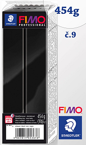 FIMO Professional balení 454g . Barva 9 Černá  Velké balení=VÝHODNÁ CENA