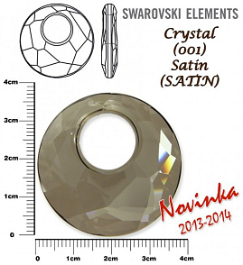 SWAROVSKI VICTORY Pendant barva CRYSTAL SATIN velikost 38mm.