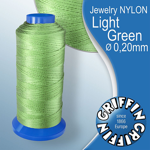 Jewelry NYLON GRIFFIN síla nitě 0,20mm Barva Light Green.