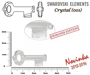 SWAROVSKI KEY to the Forest 6918 ( podpis YOKO ONO) barva Crystal velikost 30mm.