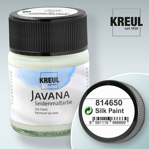 Míchací bílá (Silk Paint)  JAVANA výrobce KREUL č.814650. Balení 50ml