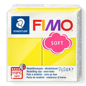 FIMO soft č.10 žlutá citronová 57g