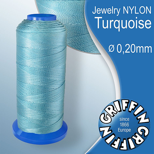 Jewelry NYLON GRIFFIN síla nitě 0,20mm Barva Turquoise